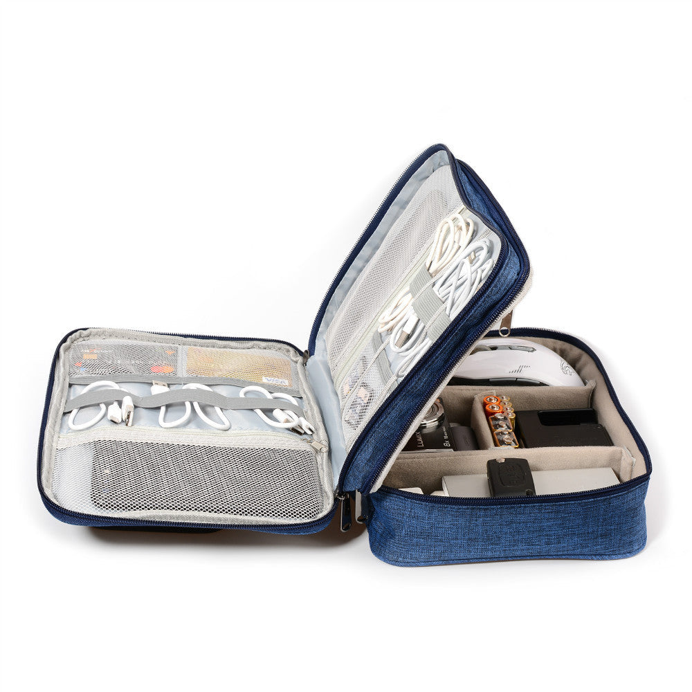 Premium Waterproof Travel Cable Organizer Bag – Electronics Accessories
