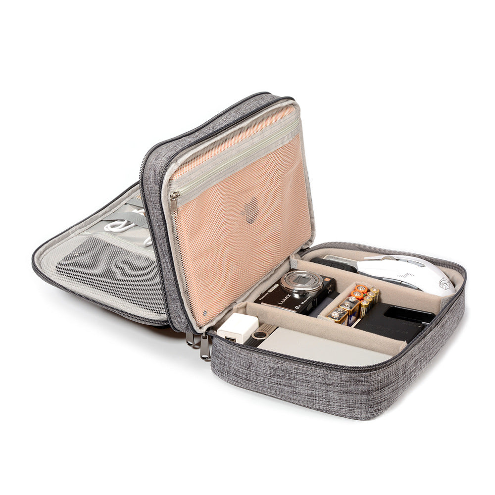 Premium Waterproof Travel Cable Organizer Bag – Electronics Accessories