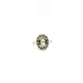 Green Amethyst Ring in .925 Sterling Silver - KSR 13038