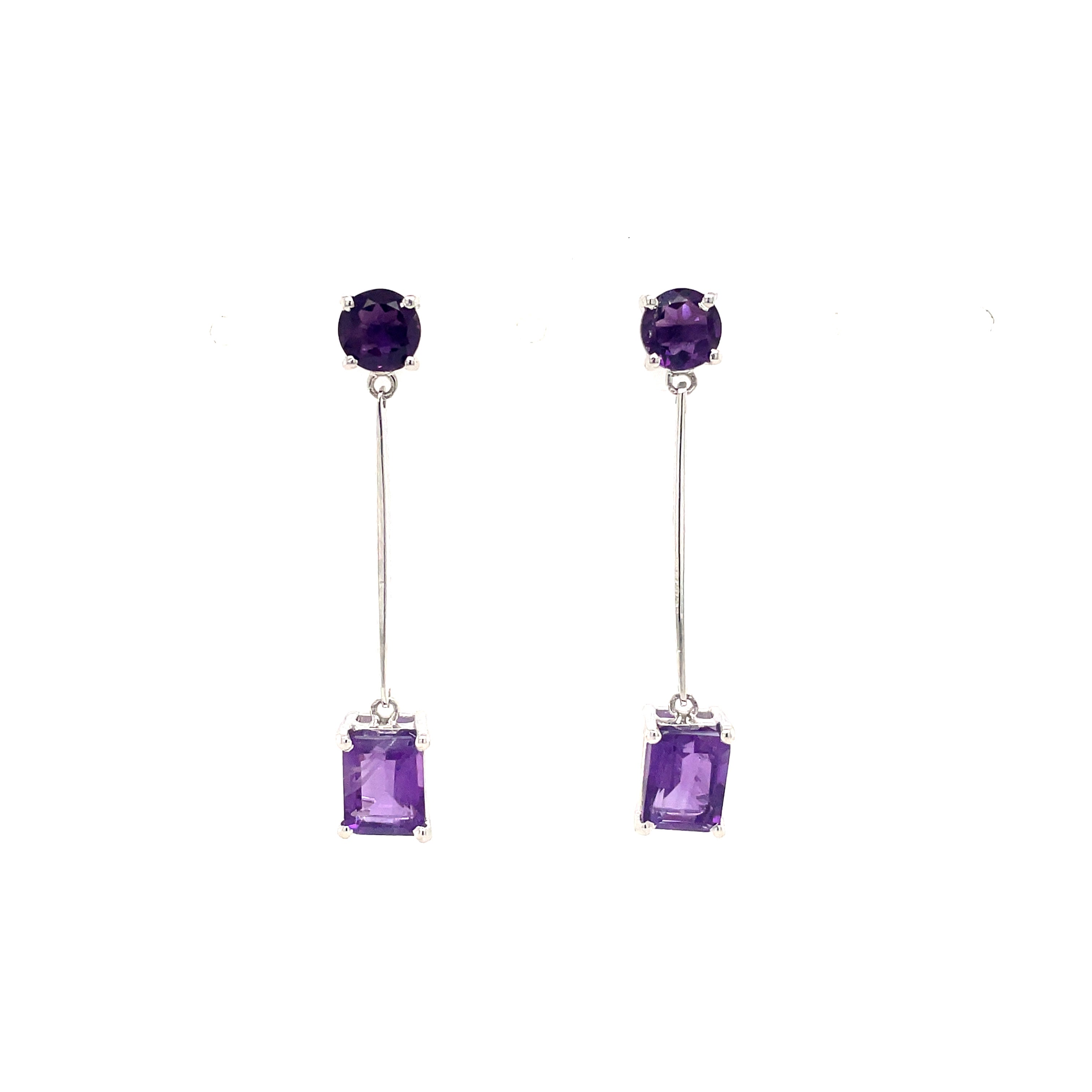 Citrine Earring in .925 Sterling Silver - KST 59588