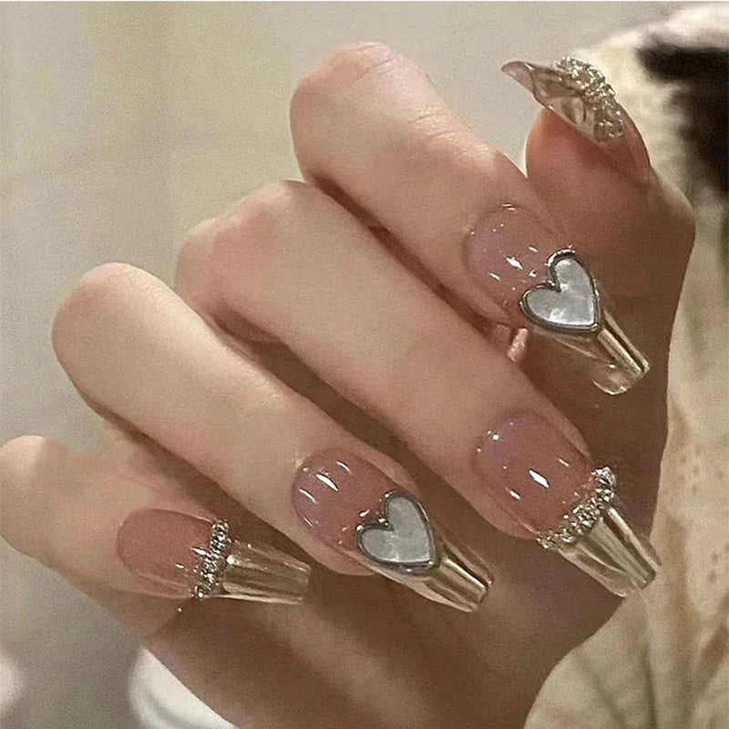 Medium Long Acrylic Fake Nails