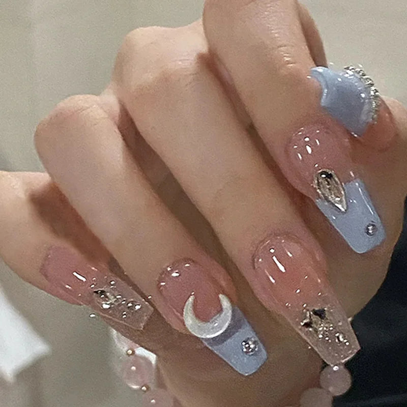 Medium Long Acrylic Fake Nails