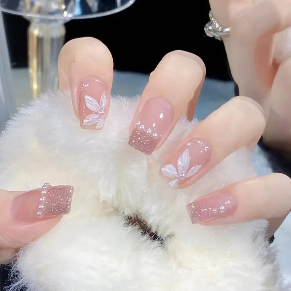 Medium Long Acrylic Fake Nails