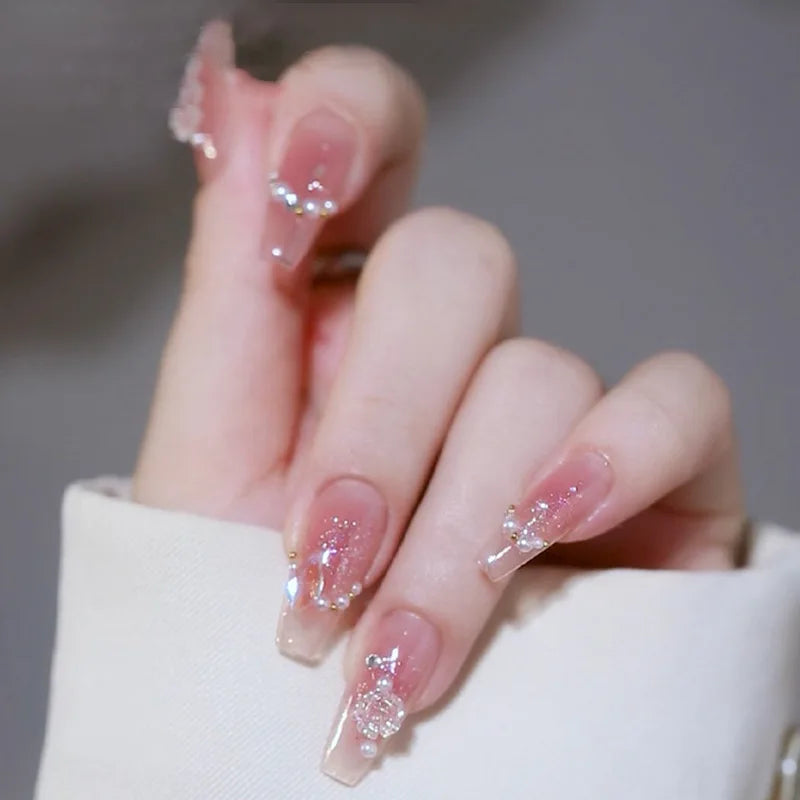 Medium Long Acrylic Fake Nails