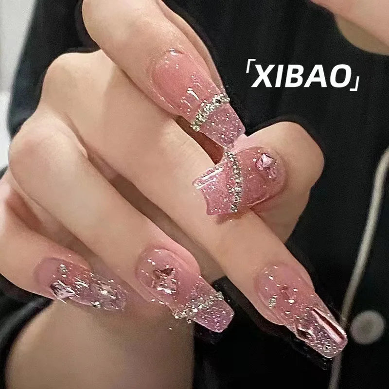 Medium Long Acrylic Fake Nails