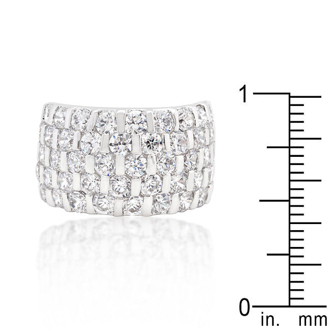 Channel Set Princess Cut Ring