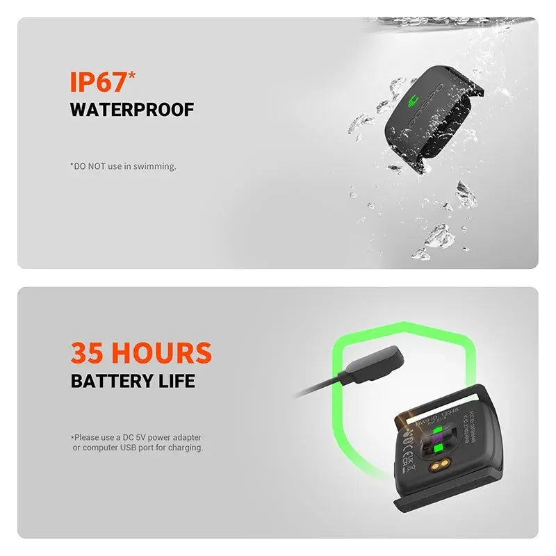 Armband Heart Rate Monitor Optical HRM Sensor Black