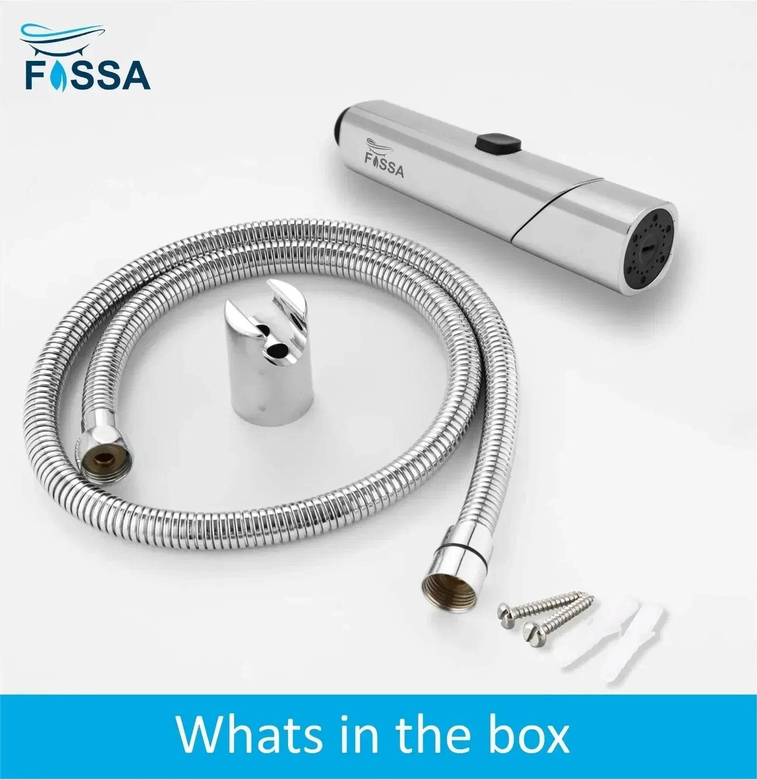 Dream Silver ABS Health Faucet with 1 Meter 304-Grade SS Hose Pipe & Hook
